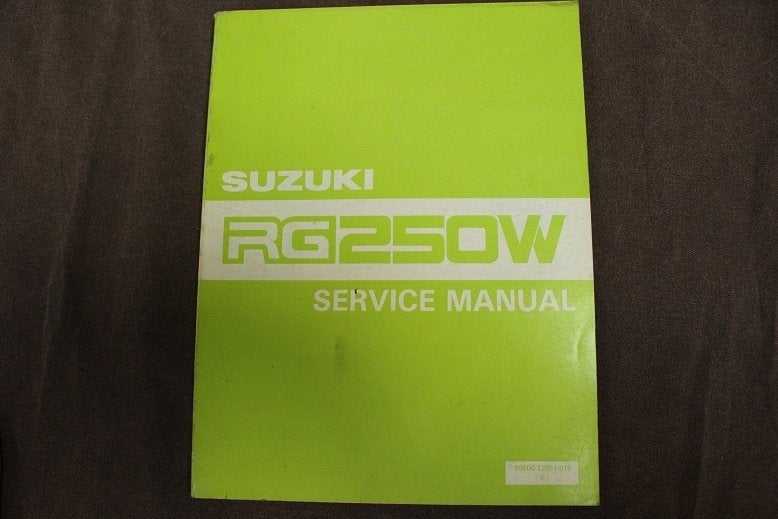 Suzuki RG250W 1983 1984 motorcycle service manual, Motoren, Ophalen of Verzenden, Suzuki