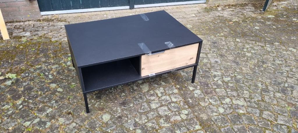 Salontafel, Huis en Inrichting, Ophalen, Gebruikt, 50 tot 100 cm, Eikenhout