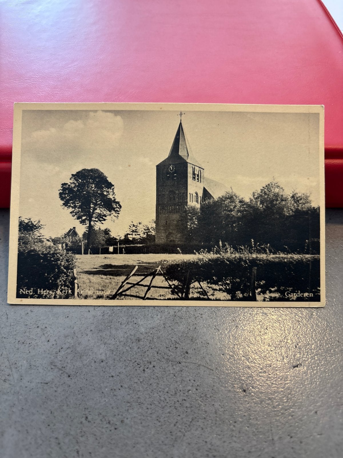 Oude Ansichtkaart Ned. Herv. Kerk Garderen, Ophalen of Verzenden, Voor 1920, Ongelopen, Gelderland