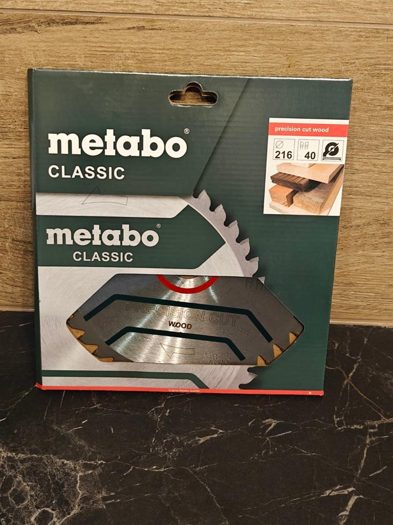 #Nieuw - Metabo classic zaagblad 216/30 | 40 tands, Cirkelzaag, Nieuw, Ophalen of Verzenden, 30 tot 70 mm