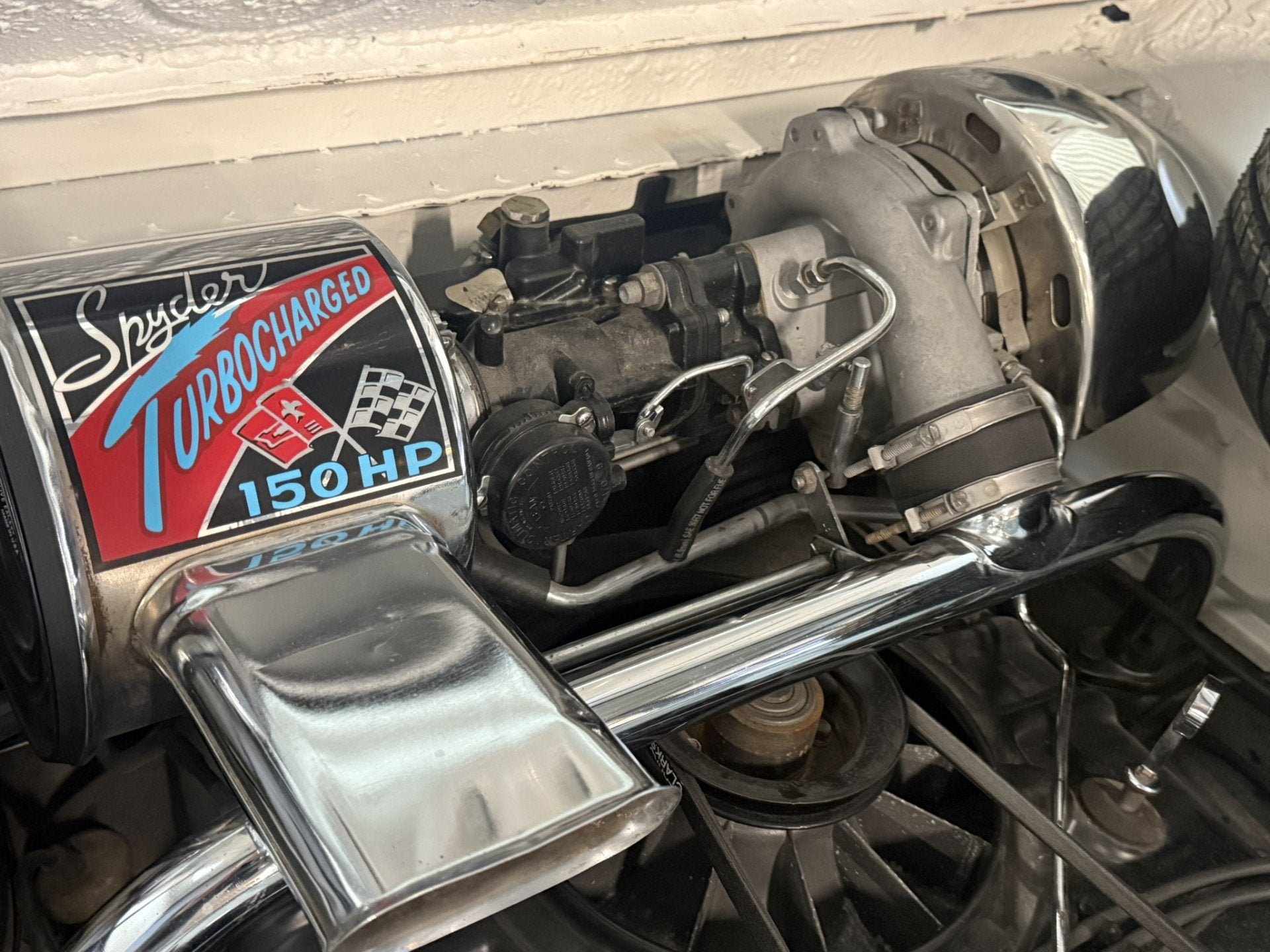 Chevrolet Corvair Spyder 900 Monza / TURBOCHARGED *FULLY RES, Auto's, Oldtimers, Wit, Leder, Bedrijf, Handgeschakeld