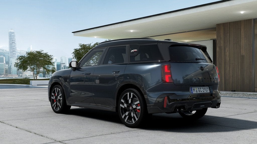 MINI Countryman John Cooper Work ALL4 Automaat / Pakket XL /, Auto's, Mini, 1998 cc, Zwart, Leder en Stof, Bedrijf