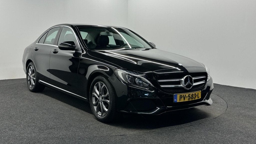 Mercedes C-klasse 180 Business Solution CAMERA NAVI ECC CRUI, Auto's, Automaat, Euro 6, Met garantie (alle), Leder en Stof
