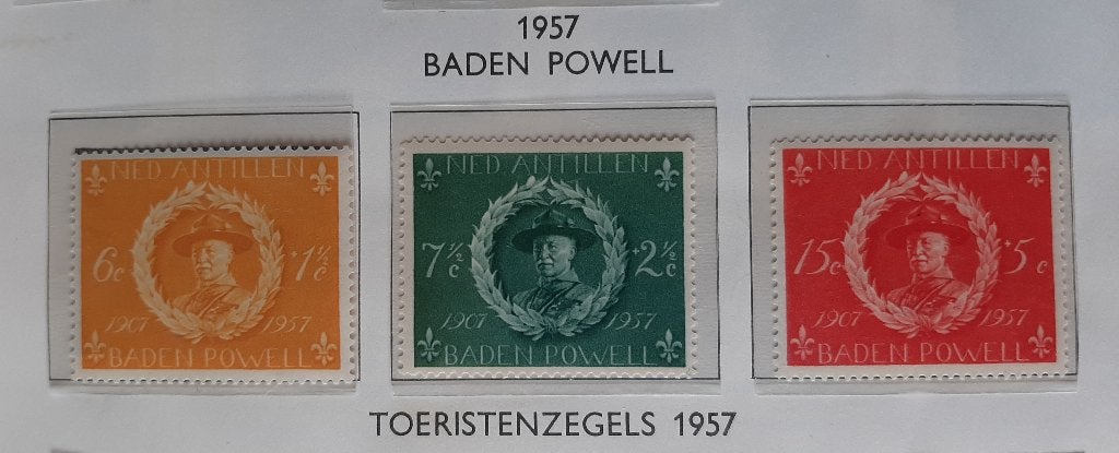 1956 Nederlandse Antillen  Lord Baden Powell Scouting, Ophalen, Postfris