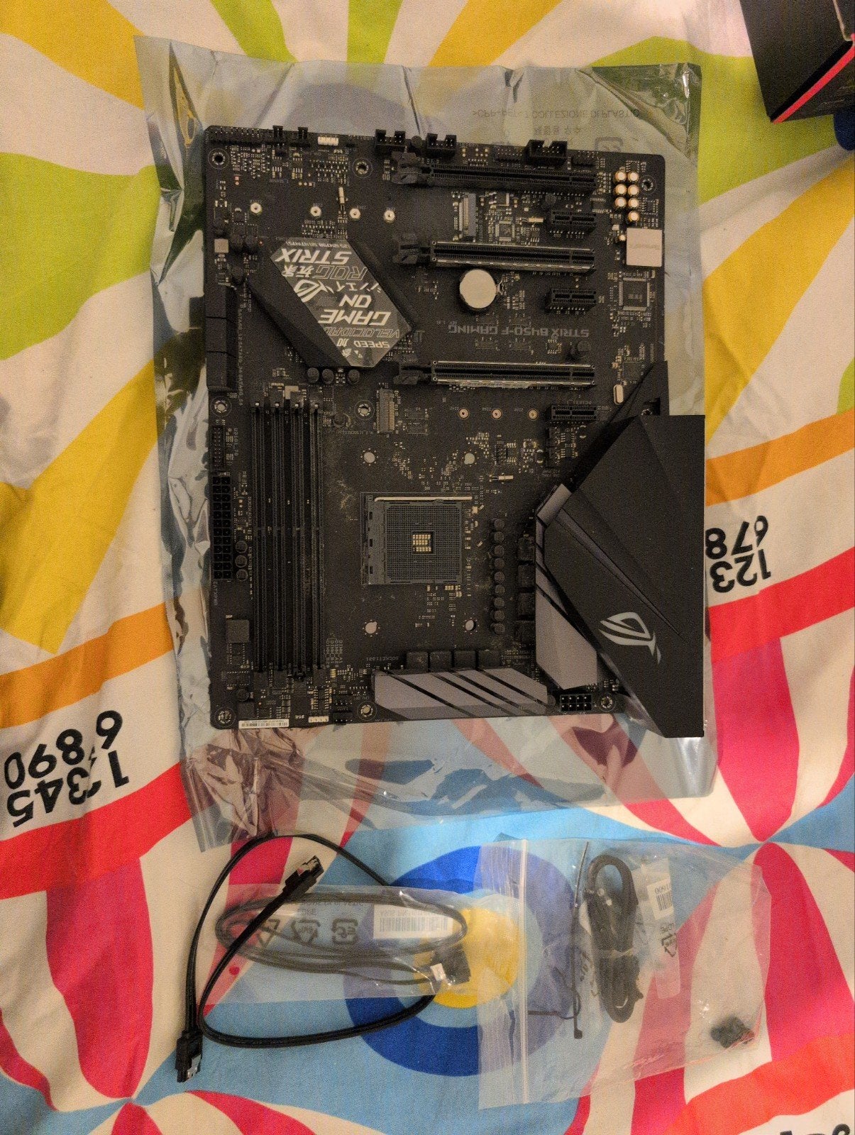 ASUS ROG Strix B450-F Gaming Moederbord - zie beschrijving, Computers en Software, Gebruikt, DDR4, AM4, Ophalen of Verzenden