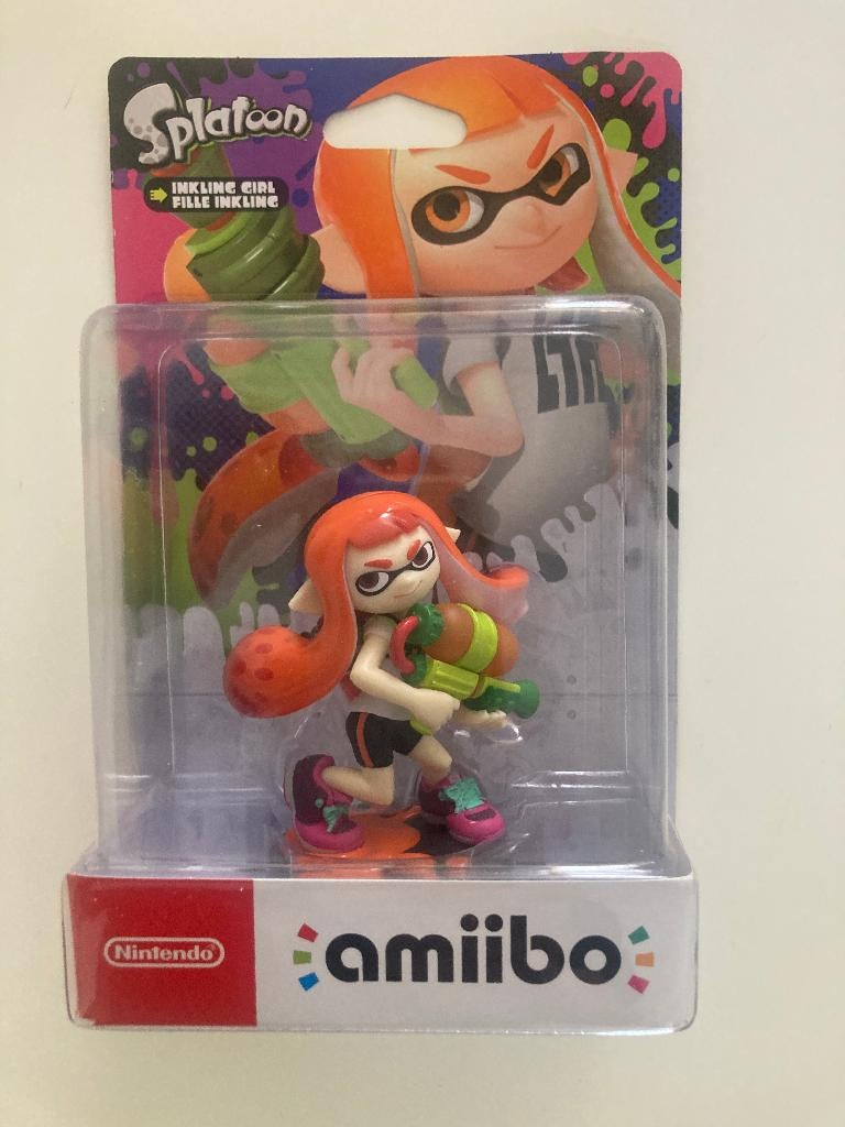 Amiibo Inkling girl, Avontuur en Actie, 1 speler, Ophalen of Verzenden, Zo goed als nieuw