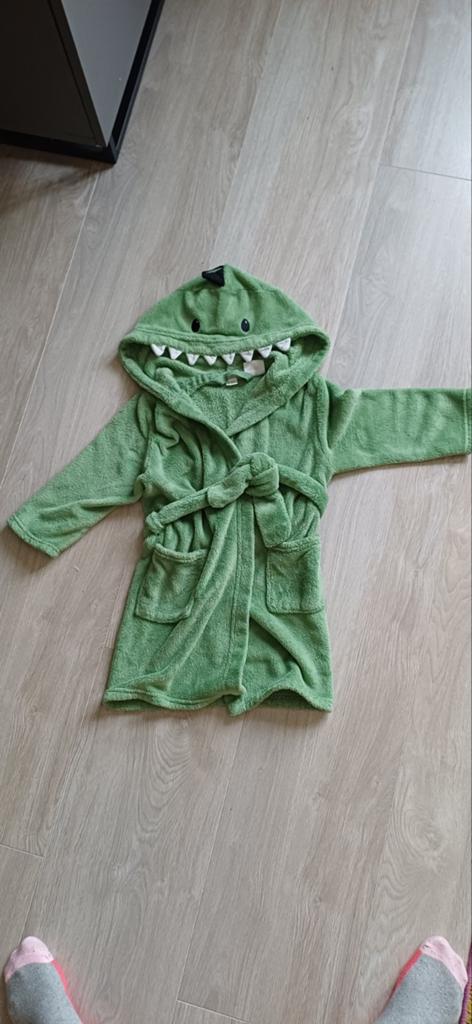 Nieuwe H&M badjas dinosaurus maat 98/104, Overige typen, Jongen of Meisje, H&M, Nieuw