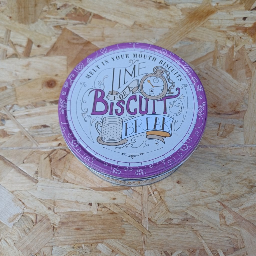 Blik Time for a biscuit break - Jacobsens Bakery, Verzamelen, Blikken, Ophalen of Verzenden, Zo goed als nieuw, Koek(jes), Overige merken