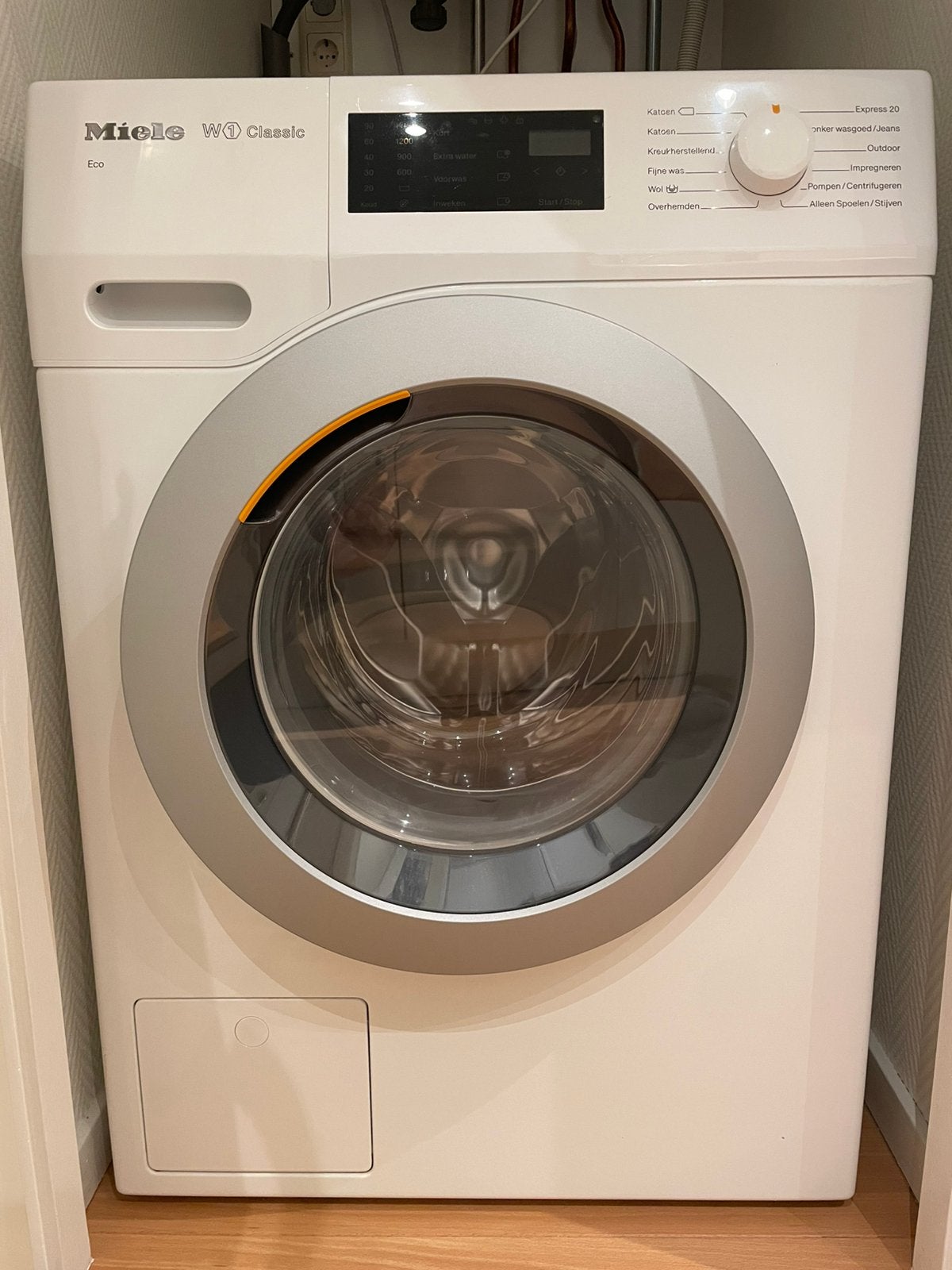Miele Wasmachine WDB030 WPS Eco, Ophalen, Gebruikt, 1200 tot 1600 toeren, Energieklasse A of zuiniger