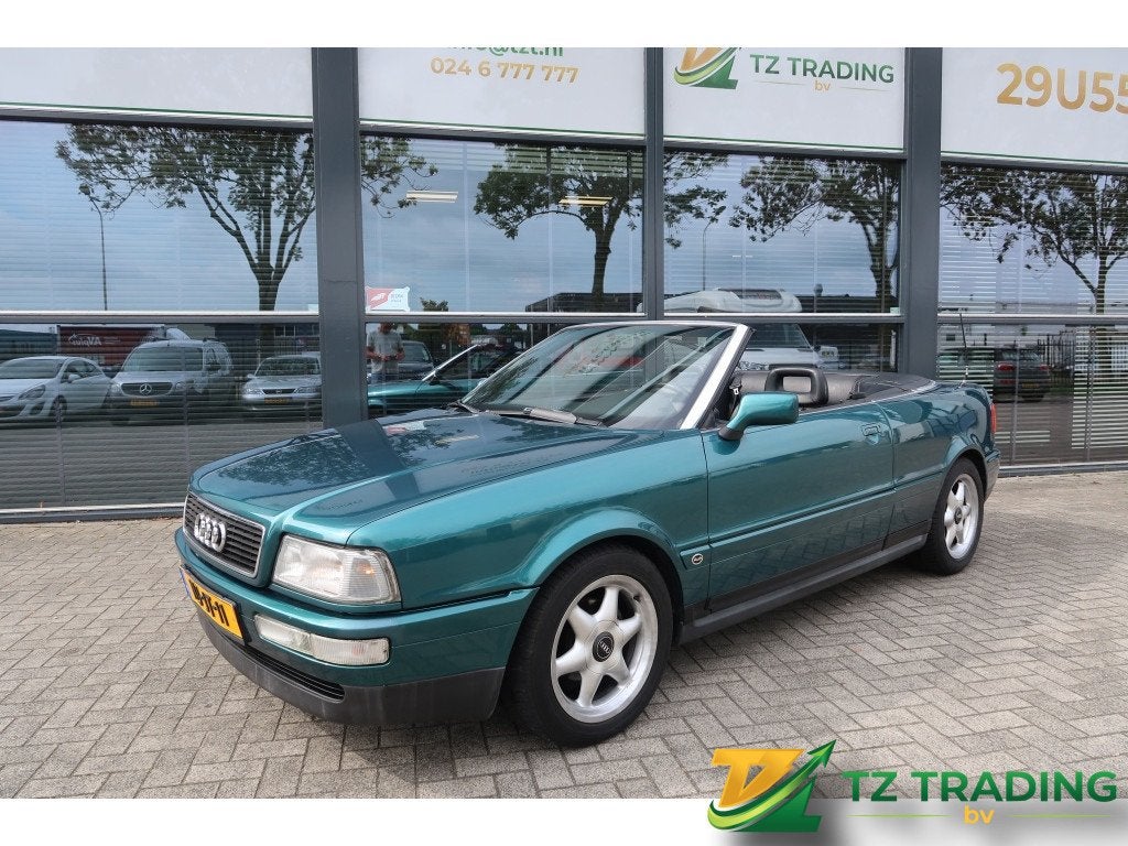 Audi Cabriolet 2.3 Automaat, APK tot Mei 2028 (bj 1996), Auto's, Automaat, 136 pk, Zwart, Cabriolet