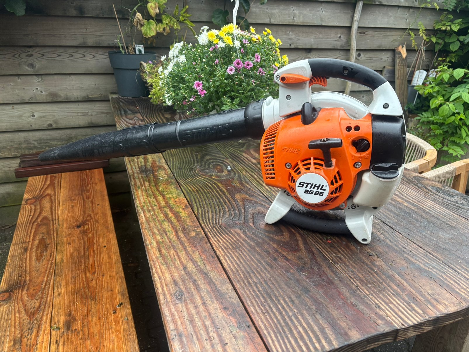 Stihl bg86 2 mix bladblazer, Ophalen, Zo goed als nieuw, Overige soorten, Husqvarna Dolmar