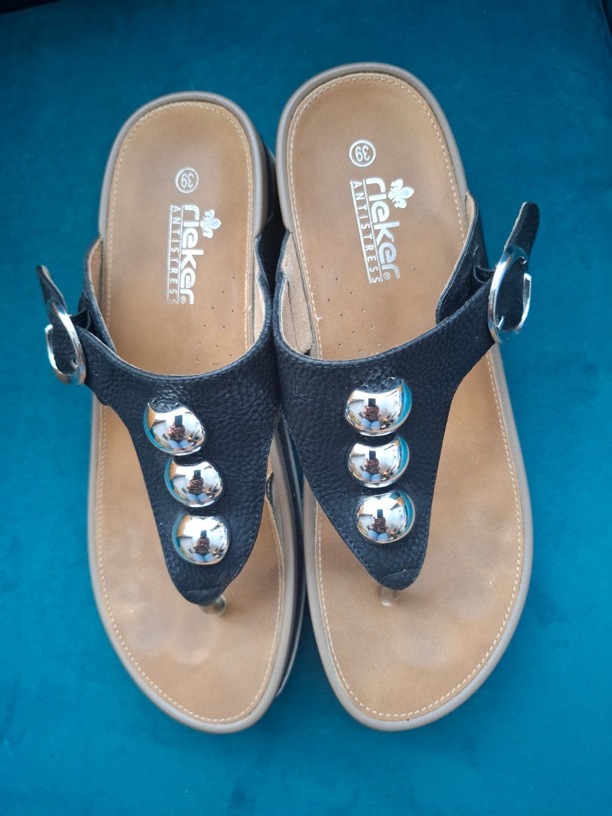 Rieker slippers, Kleding | Dames, Schoenen, Ophalen of Verzenden, Zo goed als nieuw
