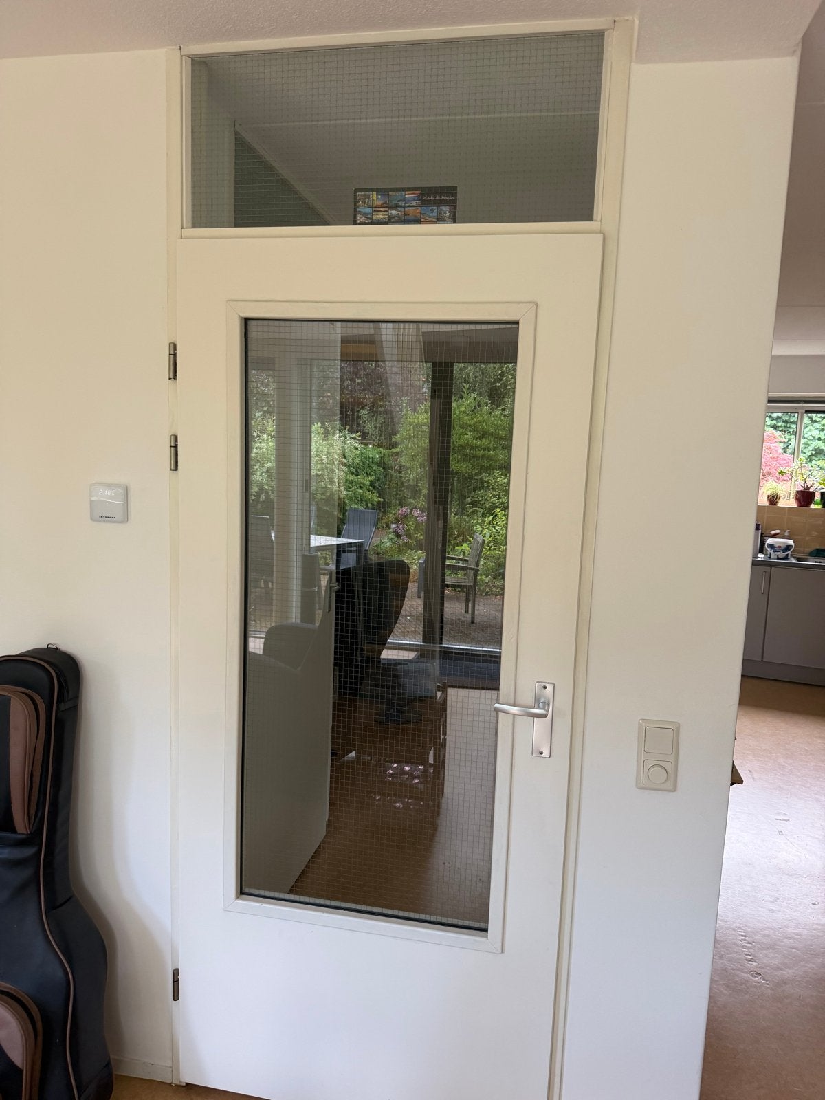 2 binnendeuren met kozijn en bovenlicht, Ophalen, Gebruikt, Binnendeur, Hout
