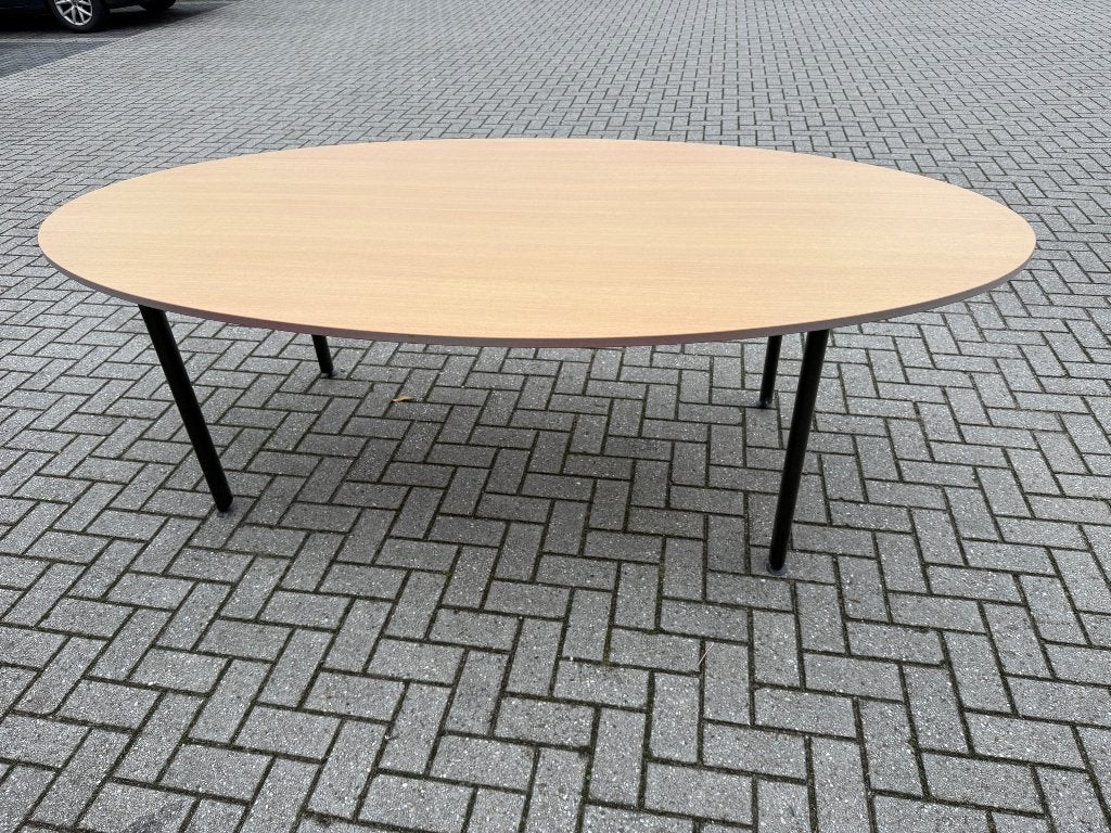 Vergadertafel bureau tafel, Overige typen, Gebruikt, 120 cm, 240 cm