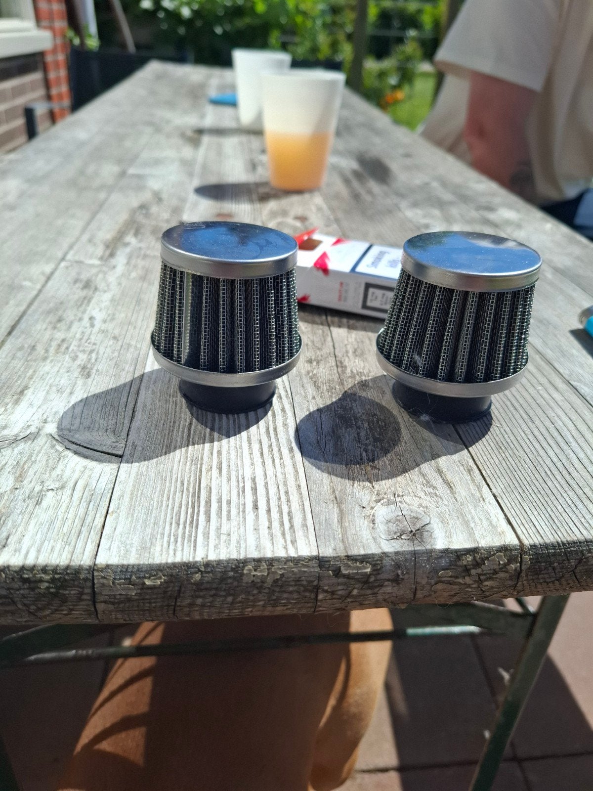 Universele Luchtfilters (2 stuks) power filter, Ophalen of Verzenden, Gebruikt, Universele onderdelen