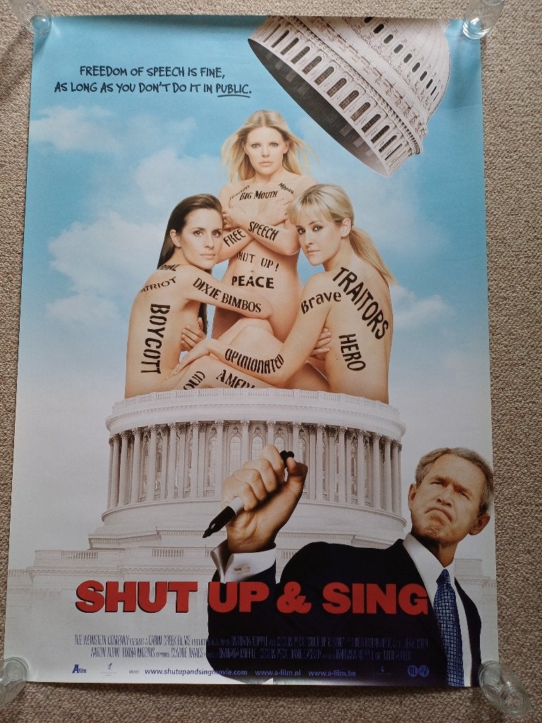 SHUT   UP  &  SING      filmposter., Rechthoekig Staand, Verzenden, Nieuw, A1 t/m A3