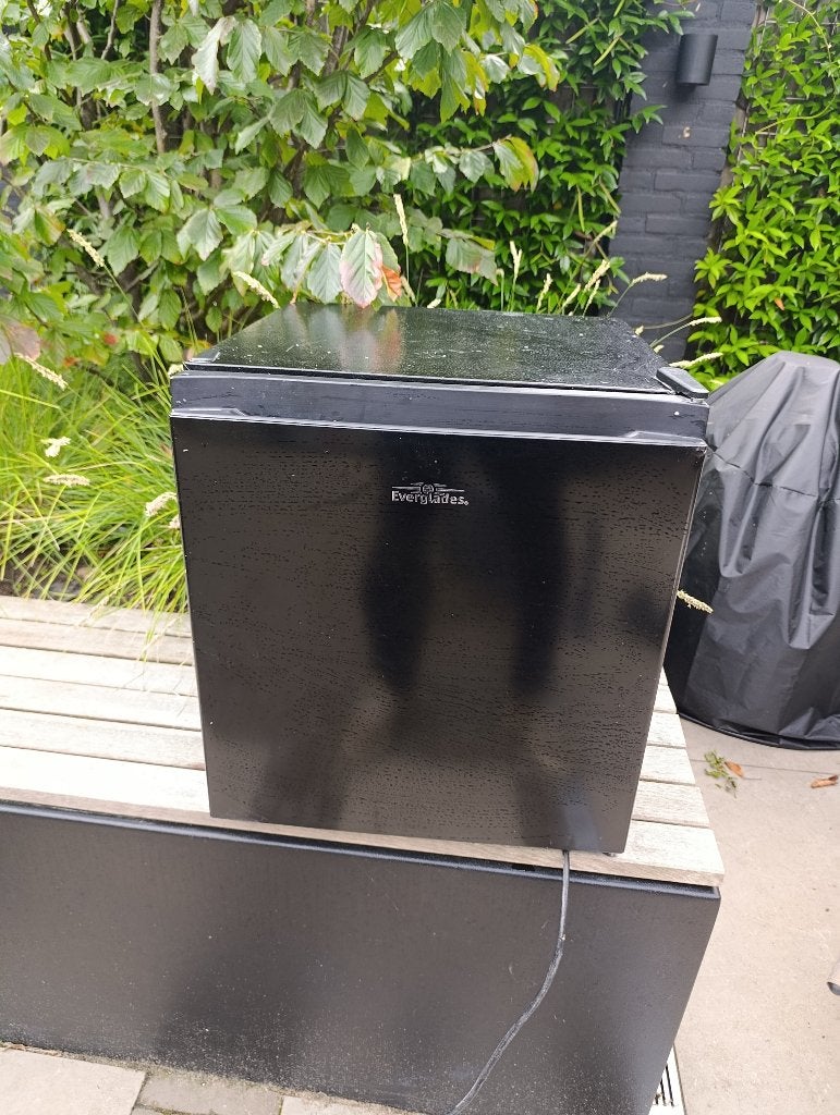 Everglades zwarte studenten koelkast, Witgoed en Apparatuur, Koelkasten en IJskasten, Ophalen, Zonder vriesvak, Minder dan 45 cm