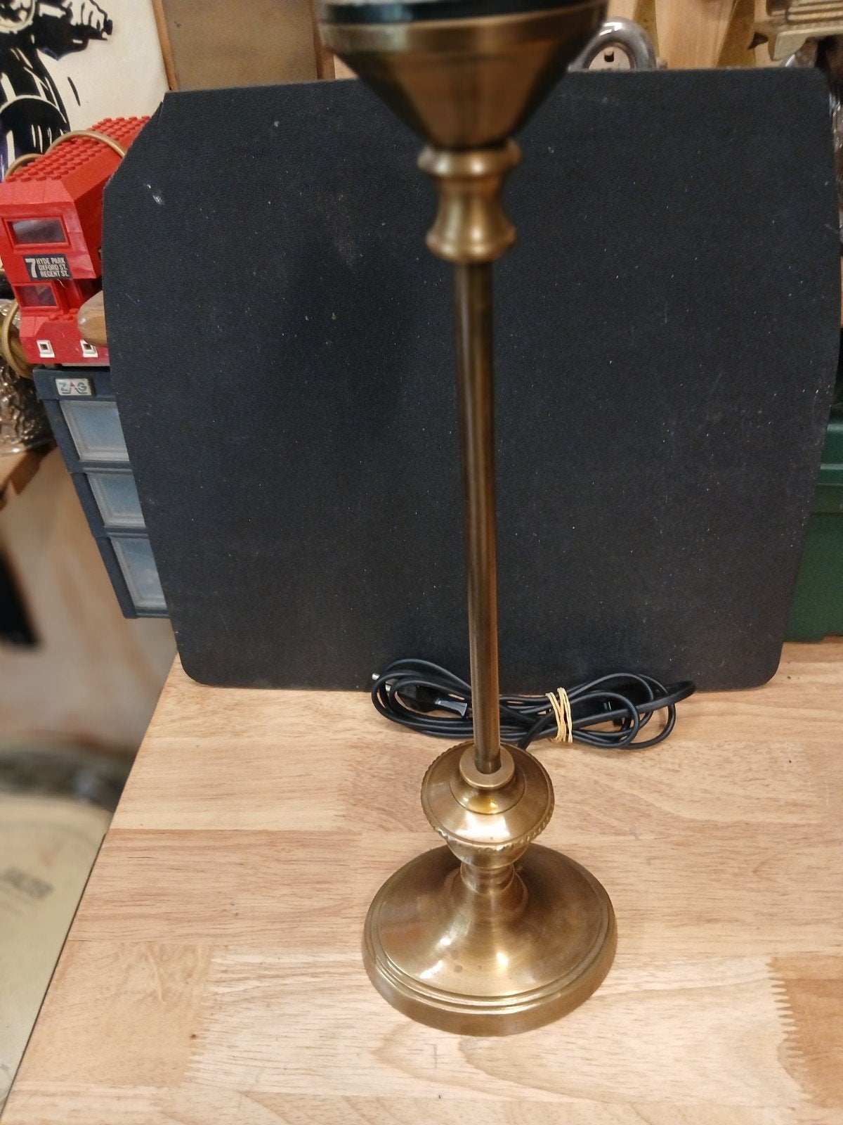 Vintage Messing Tafellamp - Klassiek Design, Antiek en Kunst, Ophalen of Verzenden