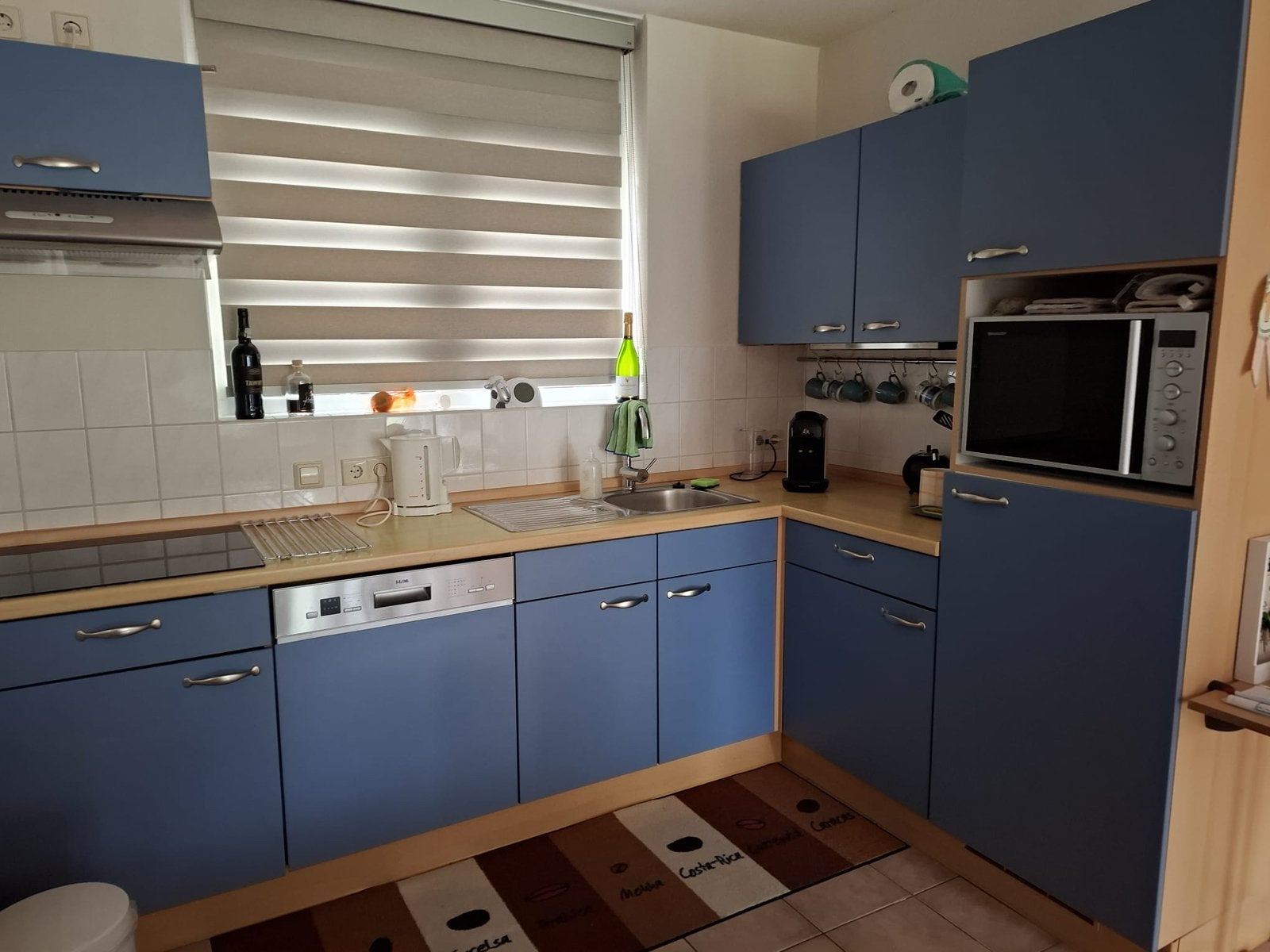 Complete keuken, Ophalen, Gebruikt, Blauw, Hoekkeuken