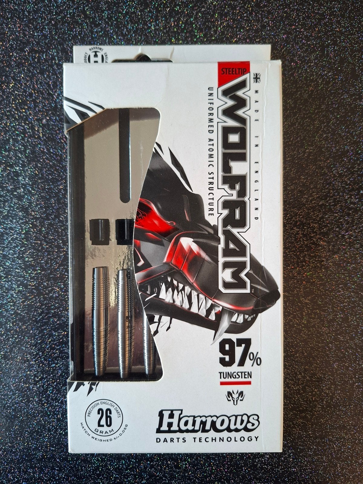 Harrows Wolfram 97% Tungsten Darts - 26 gram, Ophalen of Verzenden, Zo goed als nieuw, Pijlen