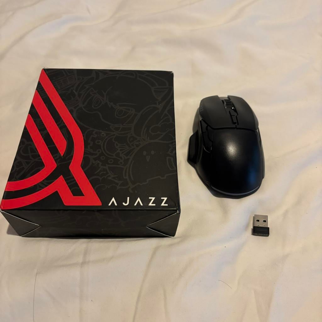 Ajazz AJ039 Gaming Muis Draadloos, Computers en Software, Muizen, Rechtshandig, Gaming muis, Ophalen of Verzenden, Zo goed als nieuw