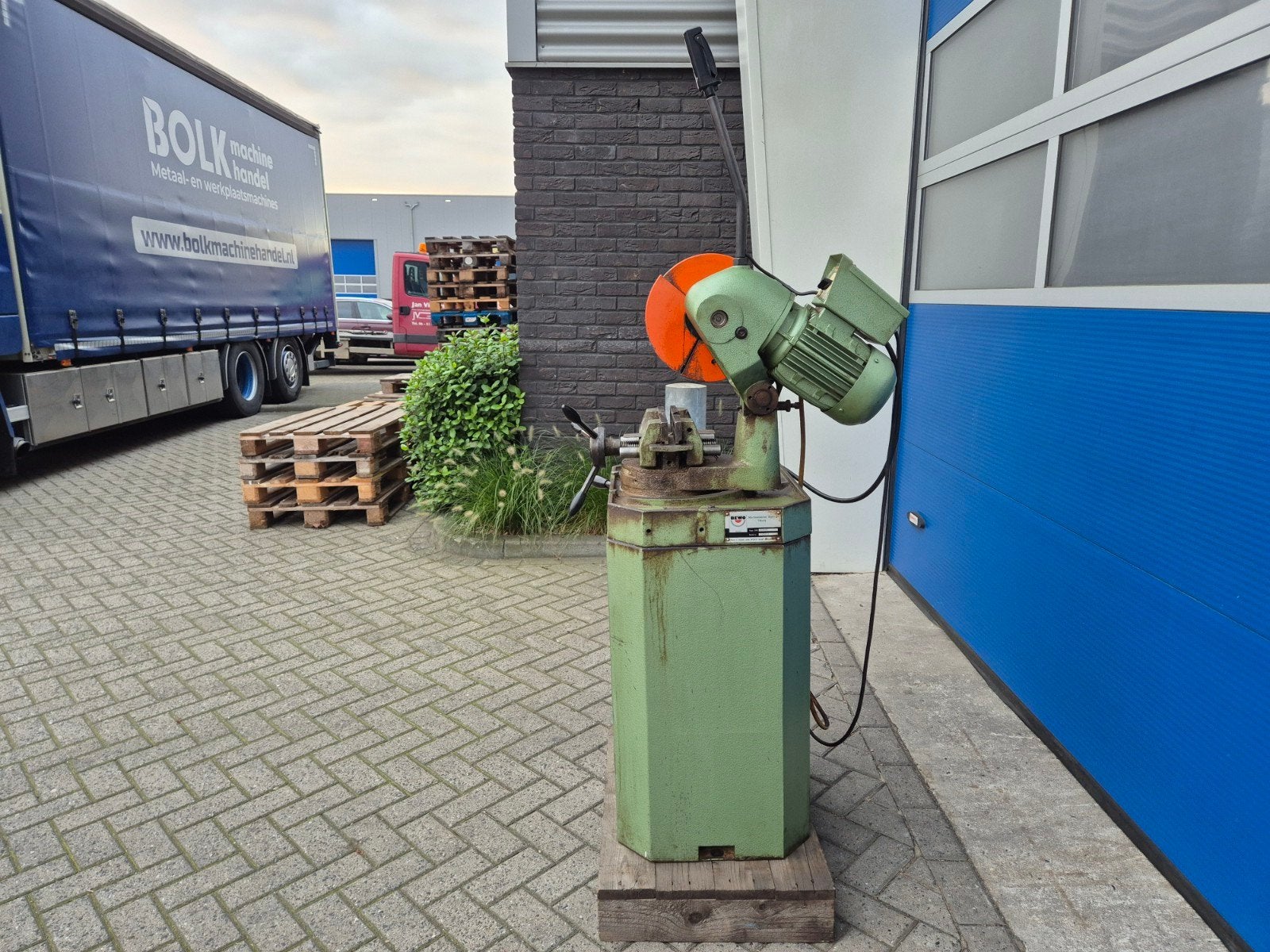 Bewo 250 HT Cirkelzaag, Afkortzaag 380V, Doe-het-zelf en Verbouw, Gebruikt, Holland, 70 mm of meer, Bewo