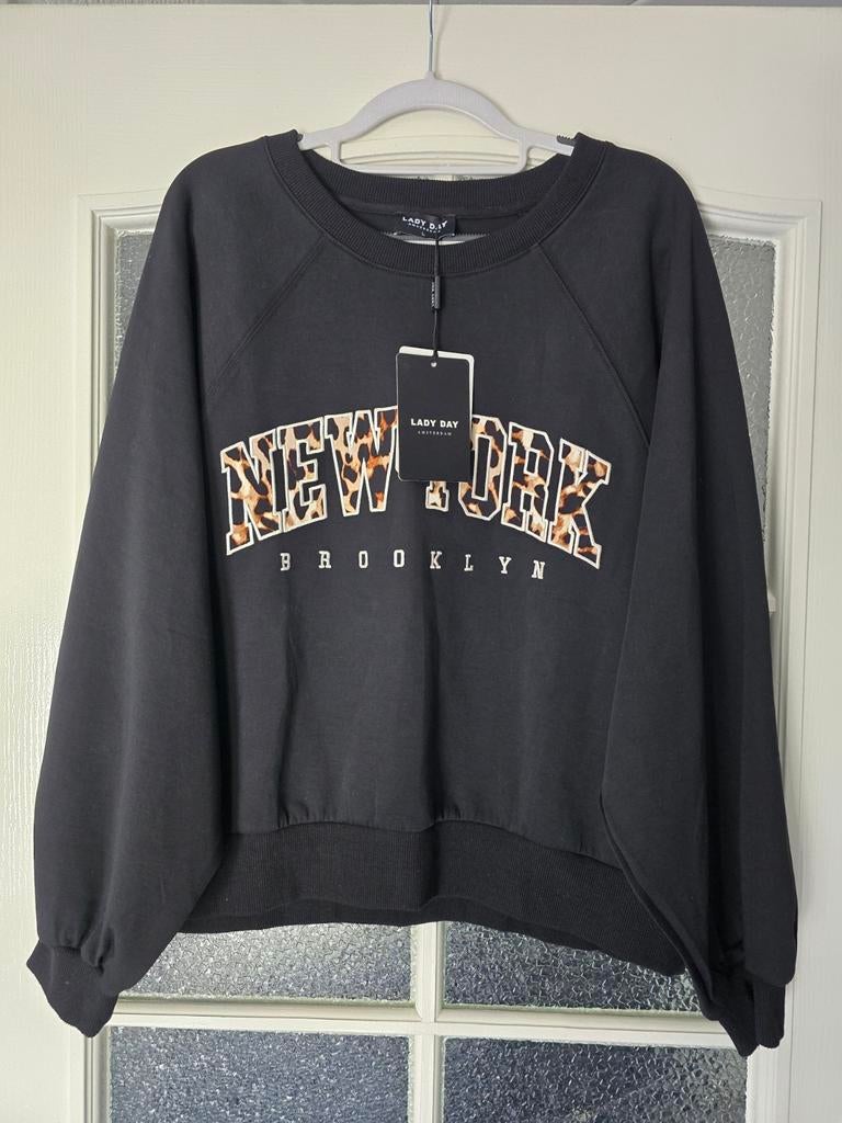 Nieuwe trui lady day L new york, Ophalen of Verzenden, Nieuw, Zwart
