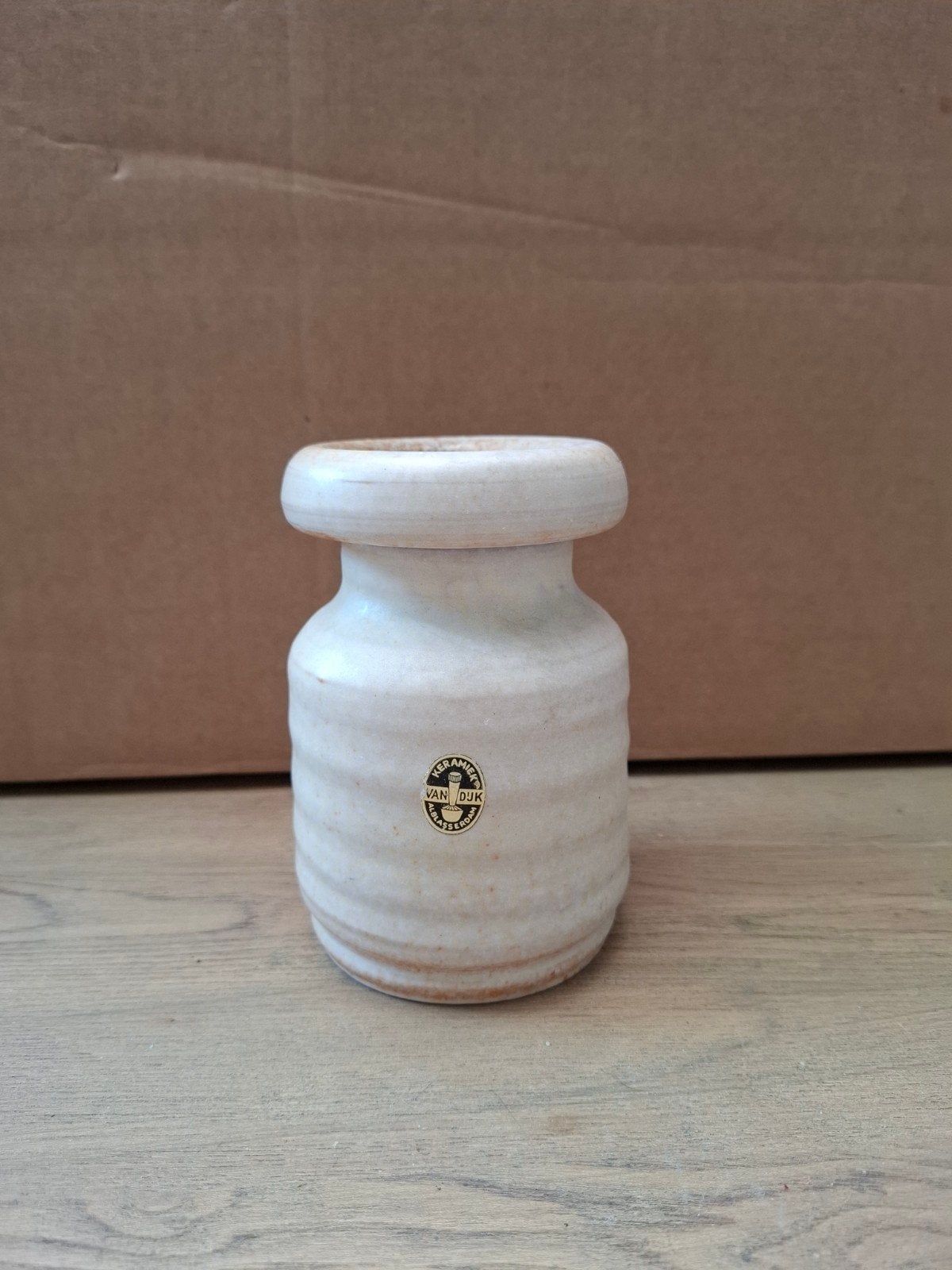 Vintage Van Dijk Aardewerk Vaasje, Ophalen