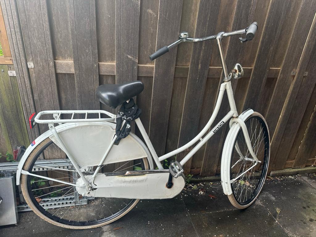Witte Union Damesfiets - omafiets, Fietsen en Brommers, Ophalen, Gebruikt, Terugtraprem