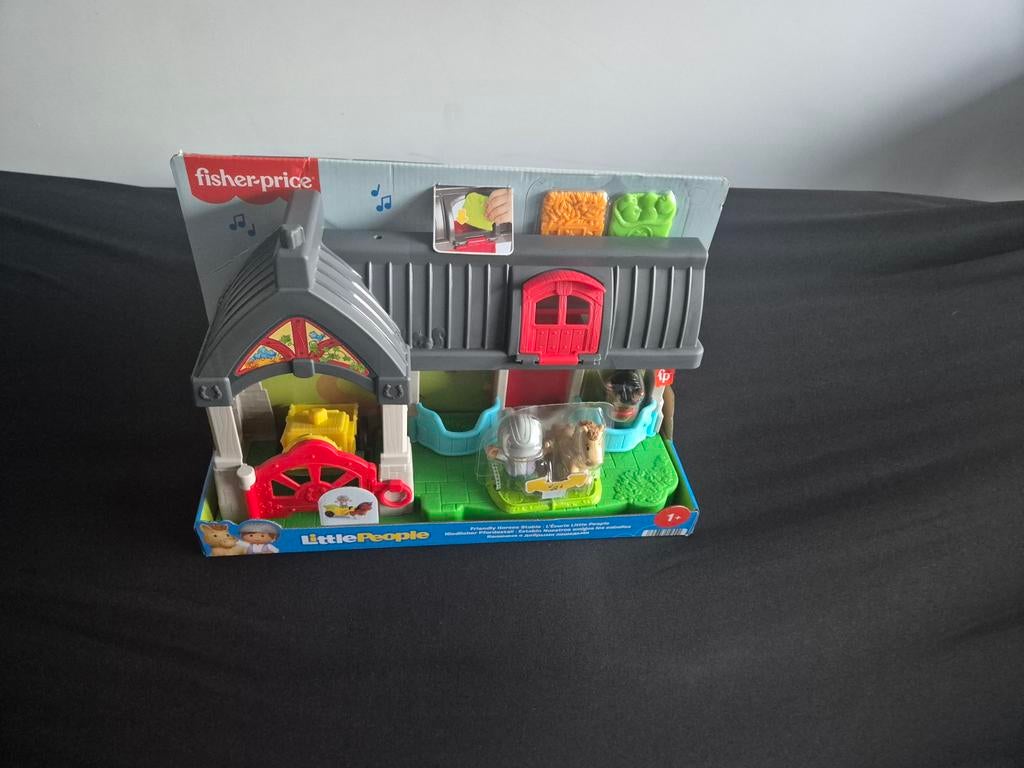 Fisher-Price Little People Paardenstal met Geluid, Ophalen of Verzenden, Zo goed als nieuw, Speelset, Met geluid