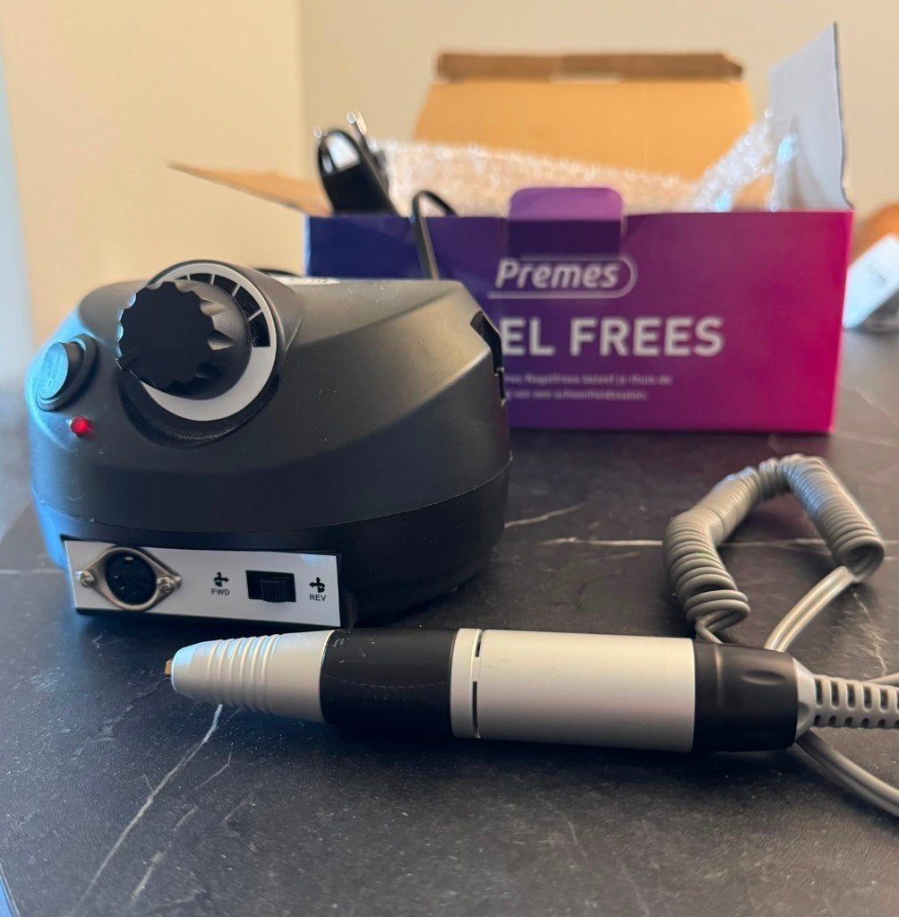Professionele Elektrische Nagelfrees Set – 35.000 RPM, Ophalen of Verzenden, Nieuw, Wit, Handen en Nagels