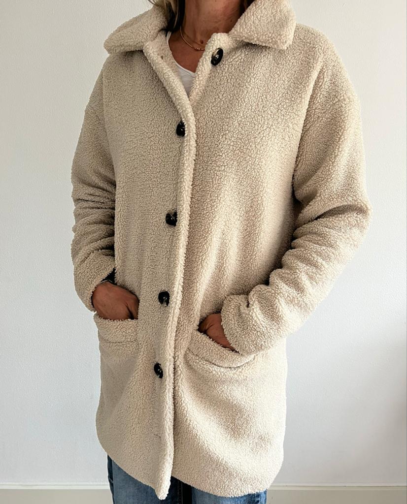Sisters Point teddy jas - Maat XS (past ook S/kleine M), Kleding | Dames, Jassen | Winter, Ophalen of Verzenden, Gedragen, Maat 36 (S)