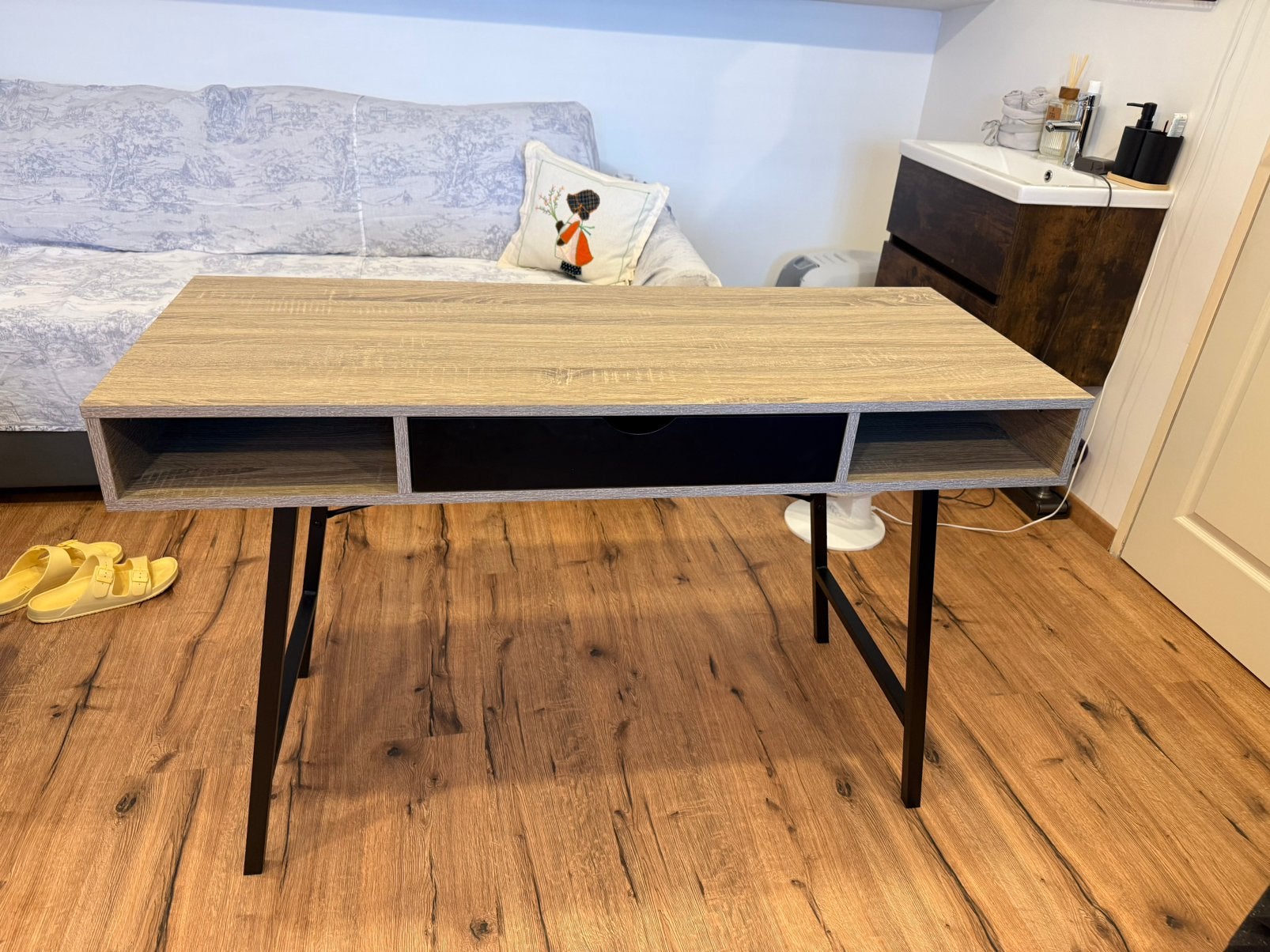 Perfect de bureau voor kleine ruimtes !!!, Huis en Inrichting, Bureaus, Ophalen, 120 cm, 48 cm, Spaanplaat of MDF