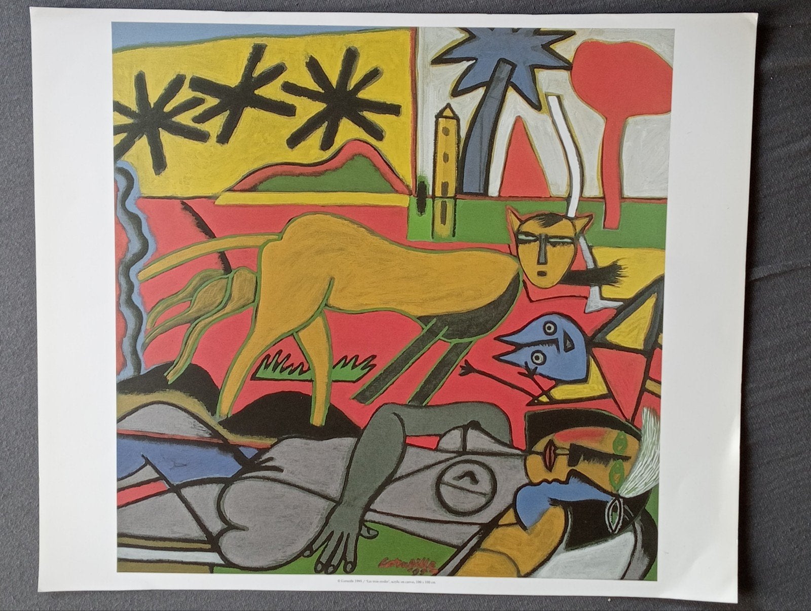Corneille Cobra print, Antiek en Kunst, Kunst | Overige Kunst, Ophalen of Verzenden