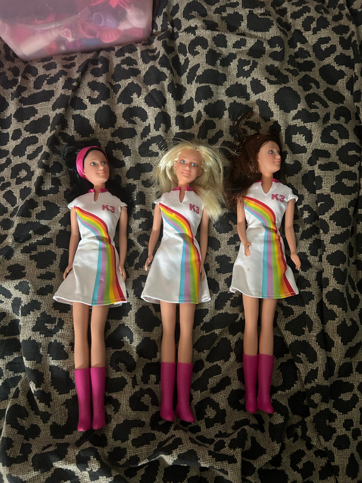 K3 Barbiepoppen set - 3 stuks, Kinderen en Baby's, Speelgoed | Poppen, Ophalen, Gebruikt, Barbie