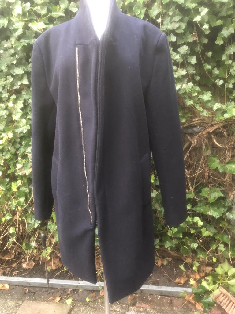 MINIMUM blauwe jas maat L, Kleding | Dames, Blauw, Ophalen of Verzenden, Zo goed als nieuw, Minimum
