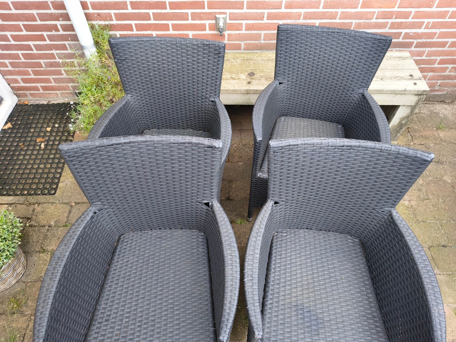 Tuinstoelen, Tuin en Terras, Ophalen, Gebruikt, Kunststof