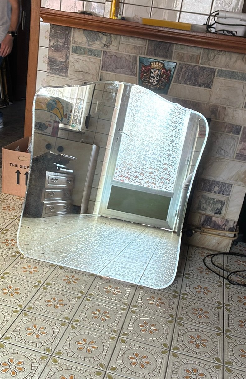 Spiegel 110x75 cm, Ophalen, Gebruikt, 100 tot 150 cm, Overige vormen