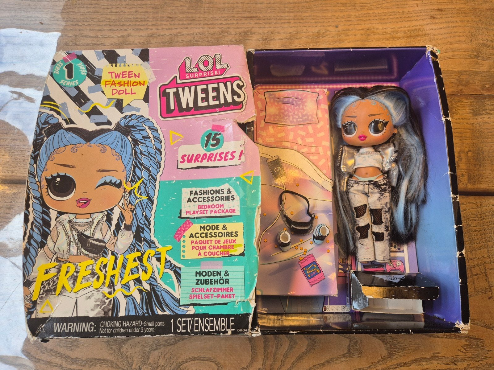 LOL Surprise Tweens Freshest modepop OMG pop met accessoires, Ophalen of Verzenden, Zo goed als nieuw, Overige typen