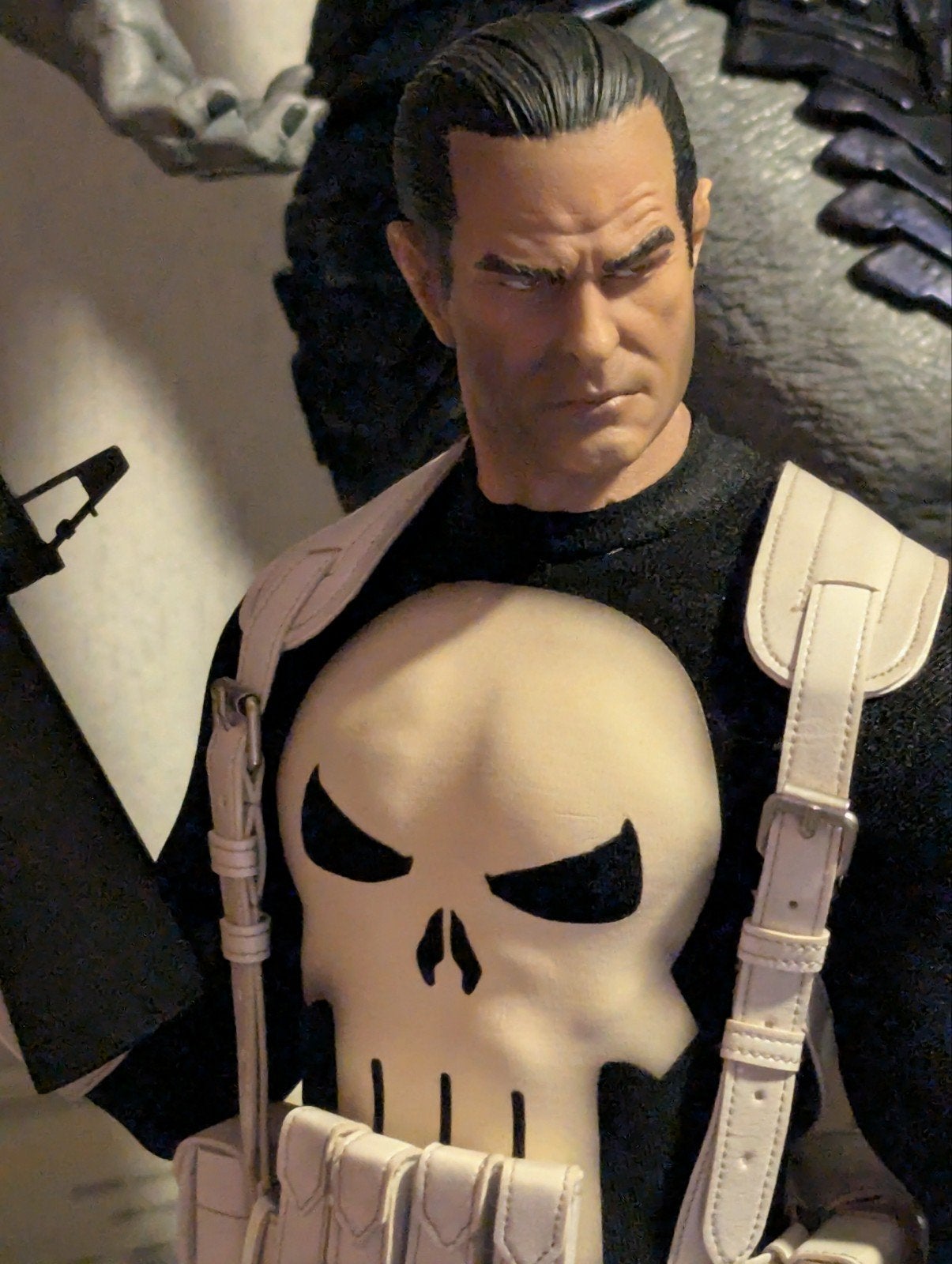 Sideshow Punisher 1/4 statue., Ophalen, Zo goed als nieuw, Fantasy