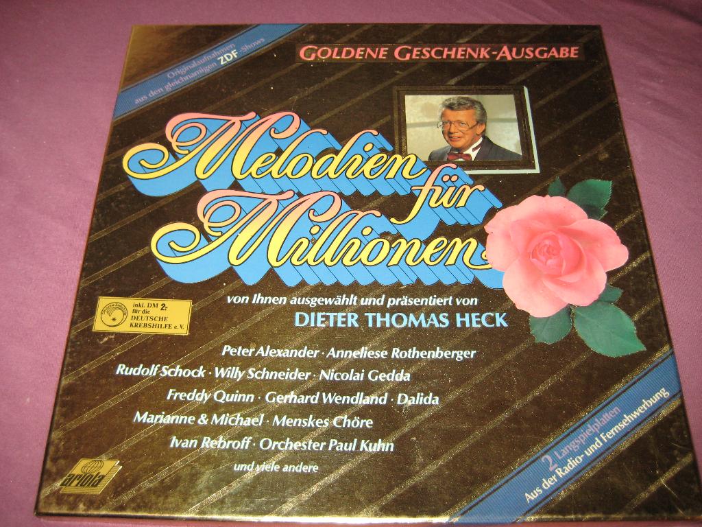 2 LPs, Melodien für Millionen, Cd's en Dvd's, Ophalen of Verzenden, Zo goed als nieuw, 12 inch