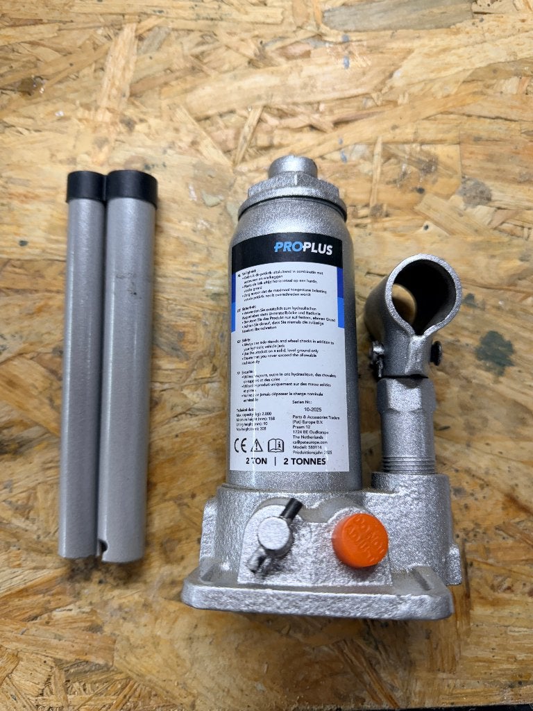 potkrik  2 ton, Ophalen, Zo goed als nieuw, Hydraulisch, Potkrik