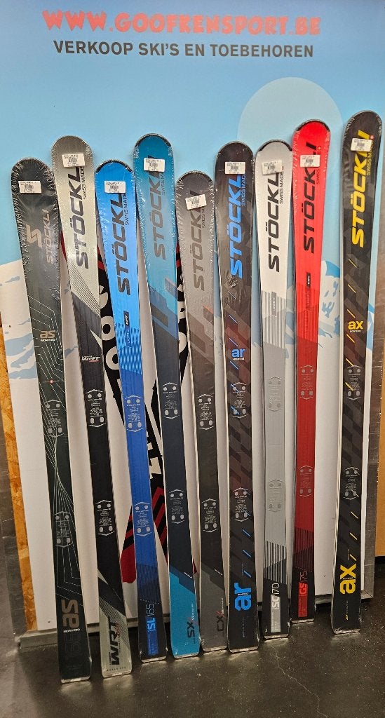 STOCKLI SKIMODELLEN 26/27 INCLUSIEF BINDING PROMO, Overige merken, 160 tot 180 cm, Nieuw, Ophalen of Verzenden