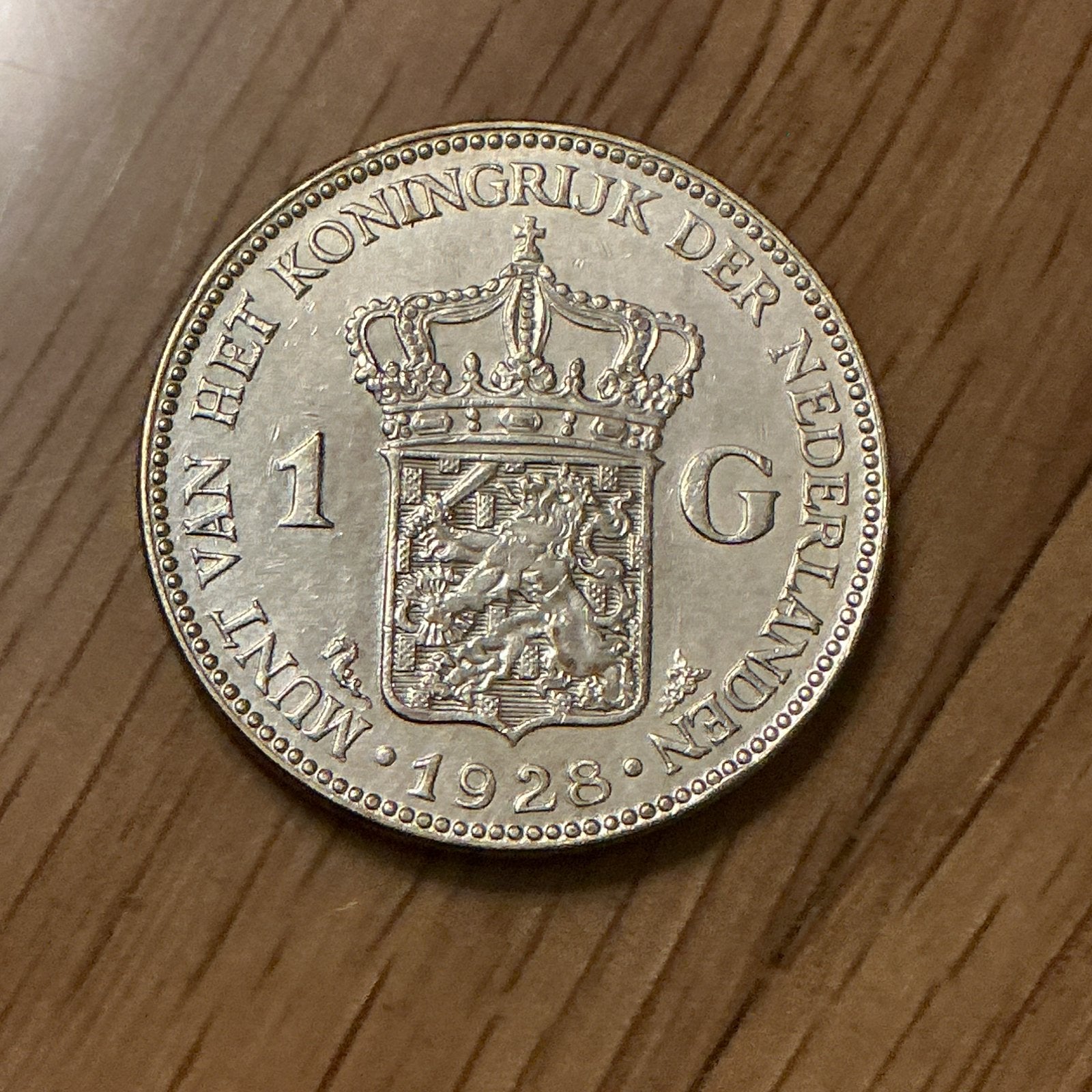 Heel mooie gulden 1928, Postzegels en Munten, Ophalen of Verzenden, Koningin Wilhelmina, 1 gulden