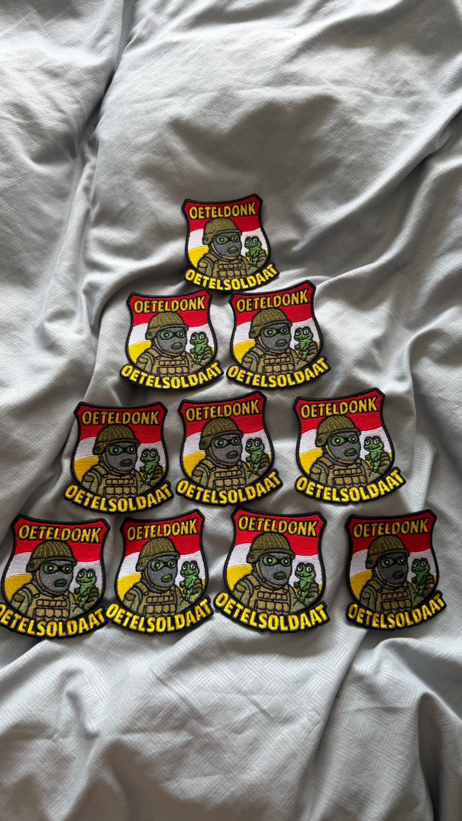 Oeteldonk Oetelsoldaat Embleem – Carnaval Den Bosch, Carnaval, Overige maten, Ophalen of Verzenden, Zo goed als nieuw