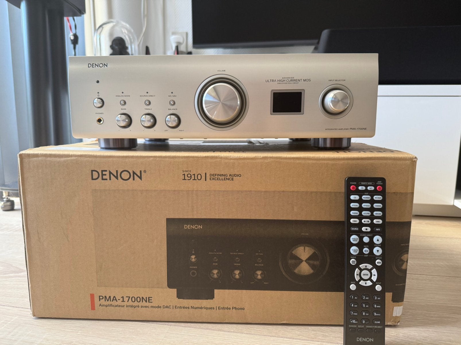 Denon PMA-1700NE Geïntegreerde Versterker - (Garantie), Ophalen, Zo goed als nieuw, 120 watt of meer, Denon
