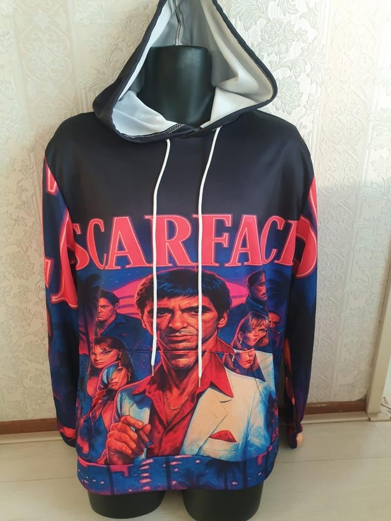 Scarface hoodie maat L, Kleding | Heren, Ophalen of Verzenden