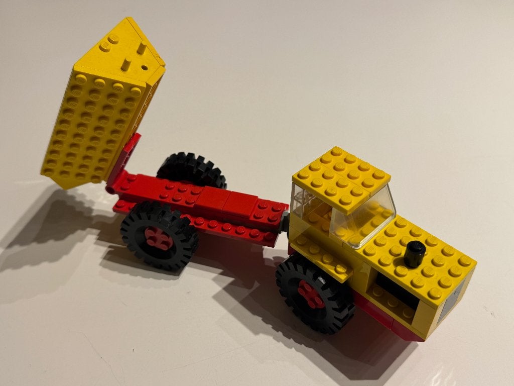 LEGO - Set 387 - Legoland - Excavator and Dumper (1976), Lego, Compleet, Ophalen of Verzenden, Zo goed als nieuw