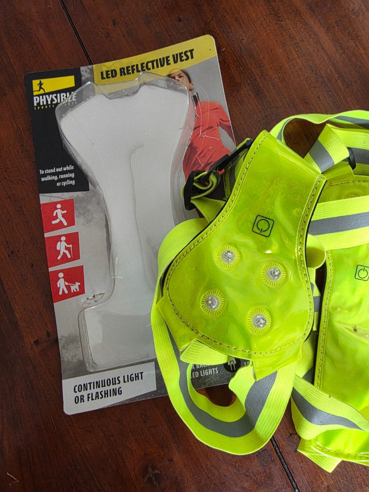LED Reflecterend Vest - Hardlopen, Wandelen, Fietsen, Pech, Ophalen of Verzenden, Nieuw, Kleding, Overige merken