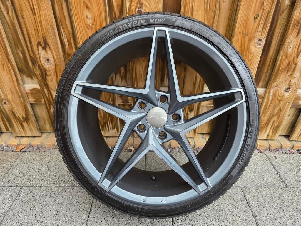 Veemann V-FS46 19" BMW 5x120 Concave Set + Banden, Banden en Velgen, 235 mm, Zomerbanden, Ophalen